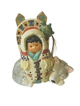 Friends Feather Figurine Karen Hahn Perillo Enesco Native Western Snug H... - £30.89 GBP