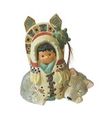 Friends Feather Figurine Karen Hahn Perillo Enesco Native Western Snug H... - £30.97 GBP