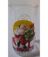Coca-Cola Coke Norman Rockwell CHRISTMAS SANTA CLAUS GLASS COLLECTOR&#39;S CUP - $22.41 CAD