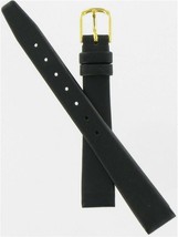 Hadley-Roma Ladies 13mm Black Genuine Calfskin Watch band HR2025202 - £14.33 GBP