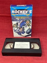 Hockeys Greatest Hits VHS Tape Best Fights To Ever Hit The Ice - £7.87 GBP