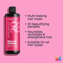 Matrix Total Results Miracle Creator Multi-Tasking Hair Mask 16.9oz - £44.93 GBP