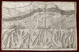 Plan des Differens Camps du Vicomte de Turenne 1675 Antique Map - $46.27