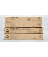 4 Genuine Ricoh IMC4500, C6000 MYKK Toners 842279, 842280, 842281 (No Cyan) - $296.01