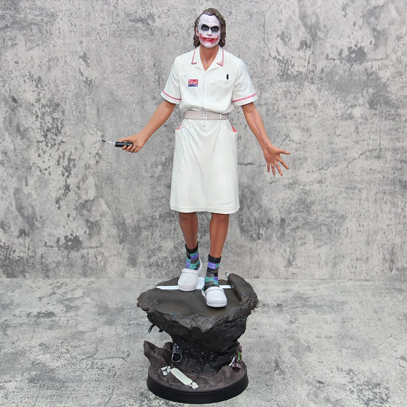 Batman Joker Heath Ledger Joker as Nurse  Action Figure Toys 54cm - £71.84 GBP