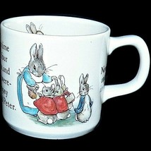 Wedgwood Peter Rabbit Childs Demitasse Mug England 1984 Frederick Warne 6 oz - £23.56 GBP
