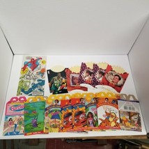 Vtg McDonald&#39;s Happy Meal &amp; Fry Container Lot of 14, Barbie, Marvel, Props, NOS - £14.50 GBP