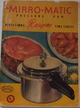 Vintage Mirro-Matic Pressure Pan Directions Recipes &amp; Time Tables 1947 - £3.90 GBP