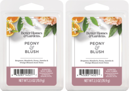 Better Homes and Gardens Scented Wax Cubes 2.5oz 2-Pack (Peony and Blush) - $11.99