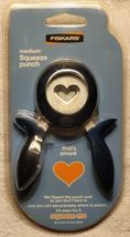 Fiskars Heart Medium Squeeze Punch Valentine's Day "That's Amore" 12-7442 - NEW - $9.95