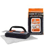 Q-Swiper BBQ Grill Cleaner Set - 1 Grill Brush with Scraper and 25 BBQ G... - $527.40 MXN