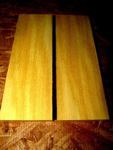 EIGHT (8) PIECES EXOTIC SANDED YELLOWHEART THIN WOOD LUMBER 12&quot; X 4&quot; X 1/8&quot; - £40.41 GBP