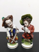 Antique Germany Dresden Scheibe Alsbach Porcelain Figurines of Dwarf Mus... - $200.00