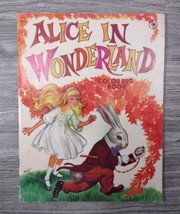 Vintage Alice In Wonderland Coloring Book 1970s Modern Promotions Rare Unused - £10.84 GBP