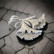 ORIGINAL Vintage Deco STERLING SILVER 925 Diamond Cut Marcasite Large Pi... - $375.25