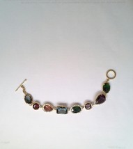 Crystal glass bracelet multi-color, NWOT - £34.37 GBP