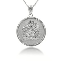 925 Sterling Silver Radha Krishna Hindu Kadamba Tree Pendant Necklace - £27.09 GBP+