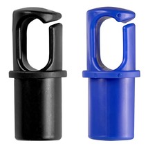 Universal Trampoline Enclosure Caps for 1&quot; &amp; 1.5&quot; Diameter Pole - Black ... - $19.96+