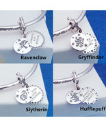 Sterling Silver HP  Hufflepuff / Ravenclaw / Gryffindor / Slytherin Dang... - $24.97 CAD+