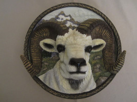 DALL SHEEP 3-D collector plate DONNA PARKER Nature&#39;s Nobility #3 - $31.99