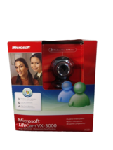 Microsoft LifeCam VX-3000 USB 2.0 Webcam Factory Sealed  - £10.19 GBP