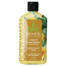 Hempz Original Floral Banana Herbal Body Wash 17oz - £26.56 GBP