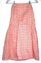 Sz XL - NWT$36 Mudd Red &amp; White Floral Strapless Sundress - £21.17 GBP