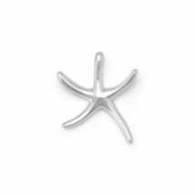 925 Sterling Silver Starfish Pendant Simple Neck Piece Locket Unisex Gift 22mm  - £50.65 GBP