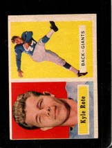 1957 Topps #59 Kyle Rote Vgex Ny Giants *X75997 - £4.33 GBP