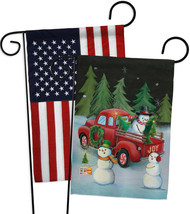 Picking Christmas Tree - Impressions Decorative USA - Applique Garden Fl... - $30.97