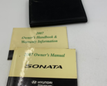 2007 Hyundai Sonata Owners Manual Handbook Set with Case OEM C02B41027 - $26.99