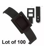 100 Black Plastic Luggage Tag Loop Buckle Strap Lenticular Tags -404DLTL... - $35.99