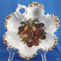 Rosenthal Monbijou Leaf Shaped Bowl with Mitterteich Orchard Decoration ... - $28.80