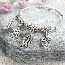 Style: Filigree Leaves - JOYOUS Natural Charm Stackable Bracelets - $568.44 MXN