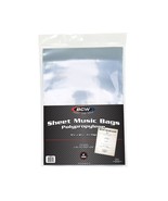 2 packs of 100 (200) BCW 9 ⅜&quot; x 12 ¼&quot; + 1 ½&quot; Flap Sheet Music Bags - €22,65 EUR