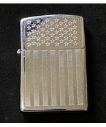 Military American Flag Lighter Deep Quality Engraved Zippo Unbranded - $1,422.79 MXN