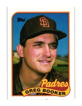 1989 Topps #319 Greg Booker San Diego Padres - £3.19 GBP
