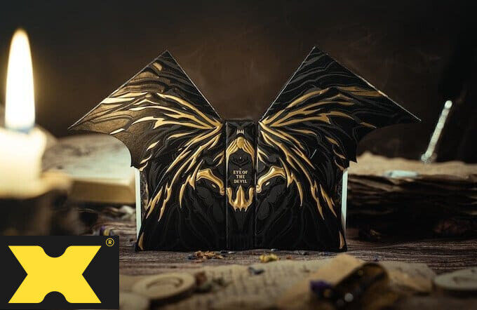 DEMON: VENGEANCE EDITION (Black Gilded) Playing Cards by Card Mafia Item image 10