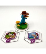 Disney Infinity Perry the Platypus Figure + 2 Phineas Power Discs Lot - $12.99