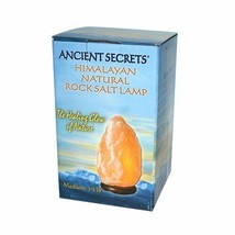 Ancient Secrets Medium Salt Lamp with Wood Base - £31.64 GBP