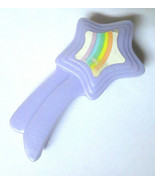 Vtg My Little Pony  Accessory PURPLE STAR Brush EUC RAINBOW Decal G1 Lav... - £4.72 GBP