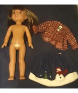 AMERICAN GIRL Wellie Wishers Ashlyn Doll Brown Hair &amp; Eyes Freckles 14” U1 - $14.84