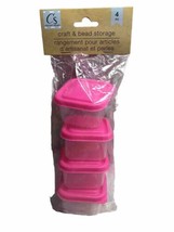 Crafters Square Craft/Bead Storages/Bowls Plastic-Not For Food/Decorative Use 4p - £8.73 GBP