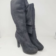 DREAM PAIRS Women&#39;s Thigh High Chunky Heel Platform Over The Knee Boots Sz 9.5 M - £27.20 GBP