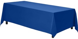 Gee Di Moda Rectangle Tablecloth - 90 x 132 Inch Royal Blue - £23.50 GBP