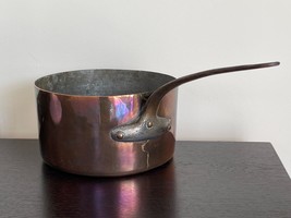 Antique Pereira Francisco Gonzalez 6 QT Cookware Copper Pot - £178.05 GBP
