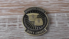 USN Honor The Anchor Navy Chief CPO Challenge Coin #746Y - $165.89 MXN