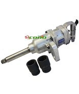 1900 Ft-lbs 1&quot; Air Impact Wrench Gun Long Shank Commercial Truck  w /2 S... - $238.99