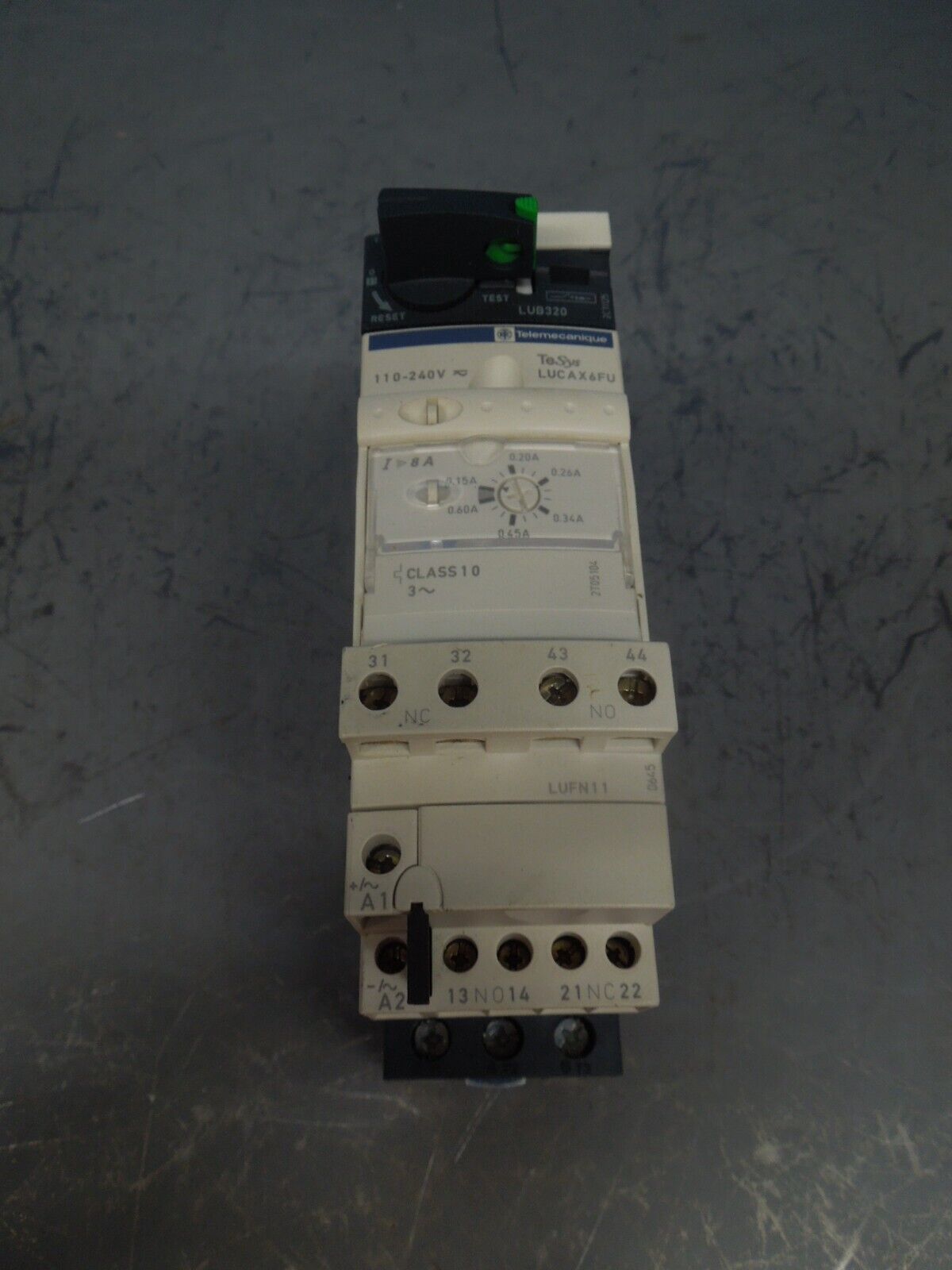 Telemecanique TeSys LUB320, LUCAX6FU &amp; LUFN11 Motor Controller 32A 0.15A... - $150.00