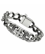 TK437 - High polished (no plating) Stainless Steel Bracelet with No Ston... - £23.61 GBP